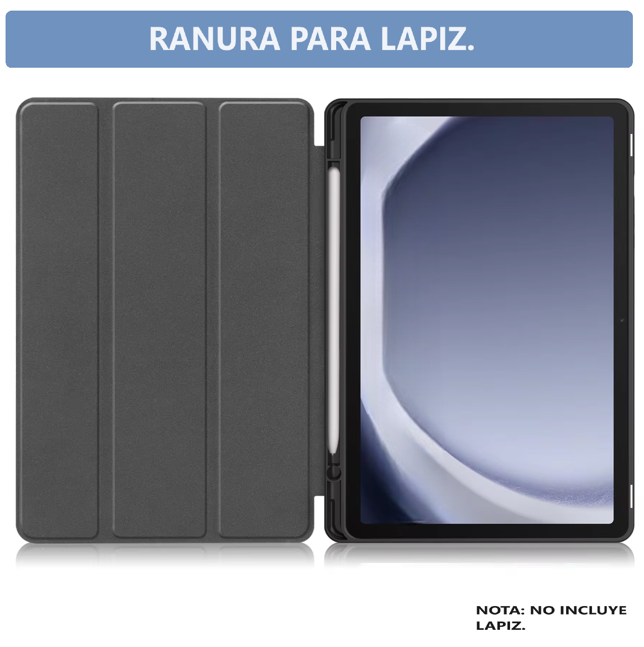CARCASA PARA SAMSUNG GALAXY TAB S6 LITE 10.4' PULGADAS CON PORTALÁPIZ / VERDE - 2