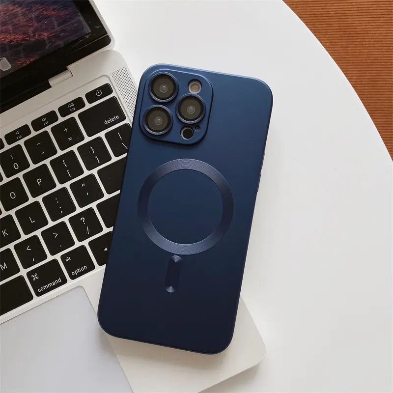 CARCASA IPHONE 11 PRO GLOBAL MOVIL MR MAGSAFE / METALIZADO AZUL - 2