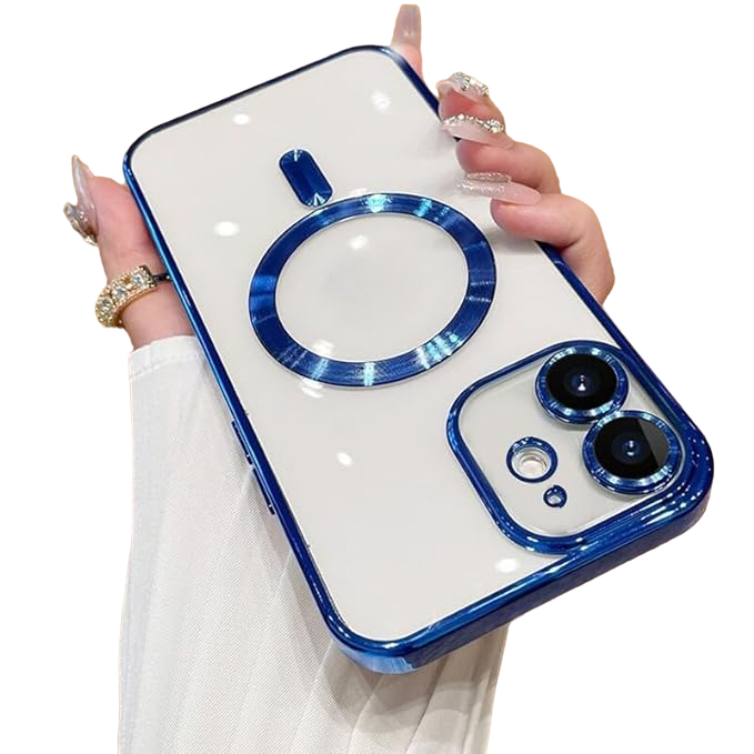 CARCASA IPHONE 11 GLOBAL MOVIL MR MAGSAFE / AZUL LENTES - 1