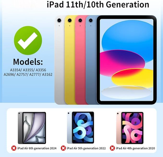 CARCASA FUNDA 360° PARA IPAD 11GEN  A16 LAVANDA - 2