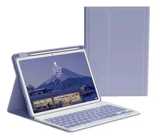 FUNDA CON TECLADO PARA SAMSUNG GALAXY TAB S10 LITE 10.9  LAVANDA - 2