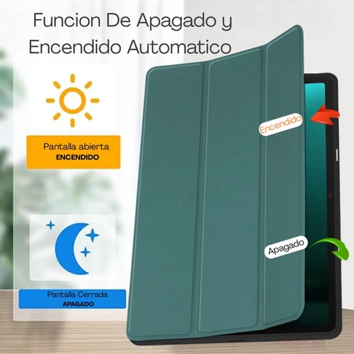 CARCASA FUNDA PARA SAMSUNG GALAXY TAB S10 LITE 10.9  VERDE OSCURO - 3