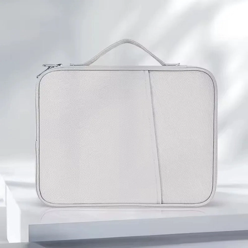 BOLSO FUNDA ESTUCHE PARA IPAD TABLET HASTA 11 PULGADAS CREMA - 2