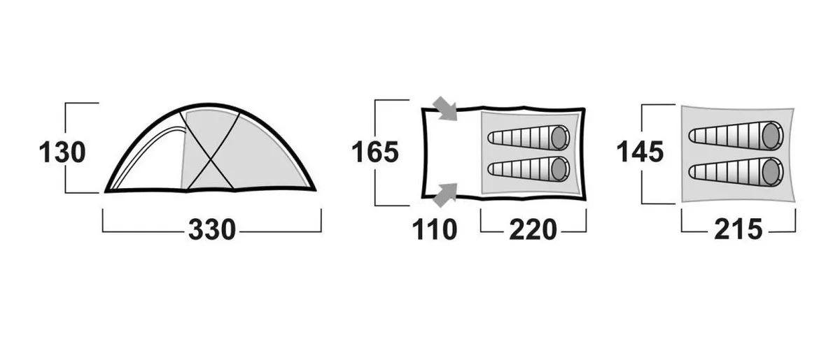 CARPA HUSKY EXTREME PARA 2-3 PERSONAS FELEN - 3