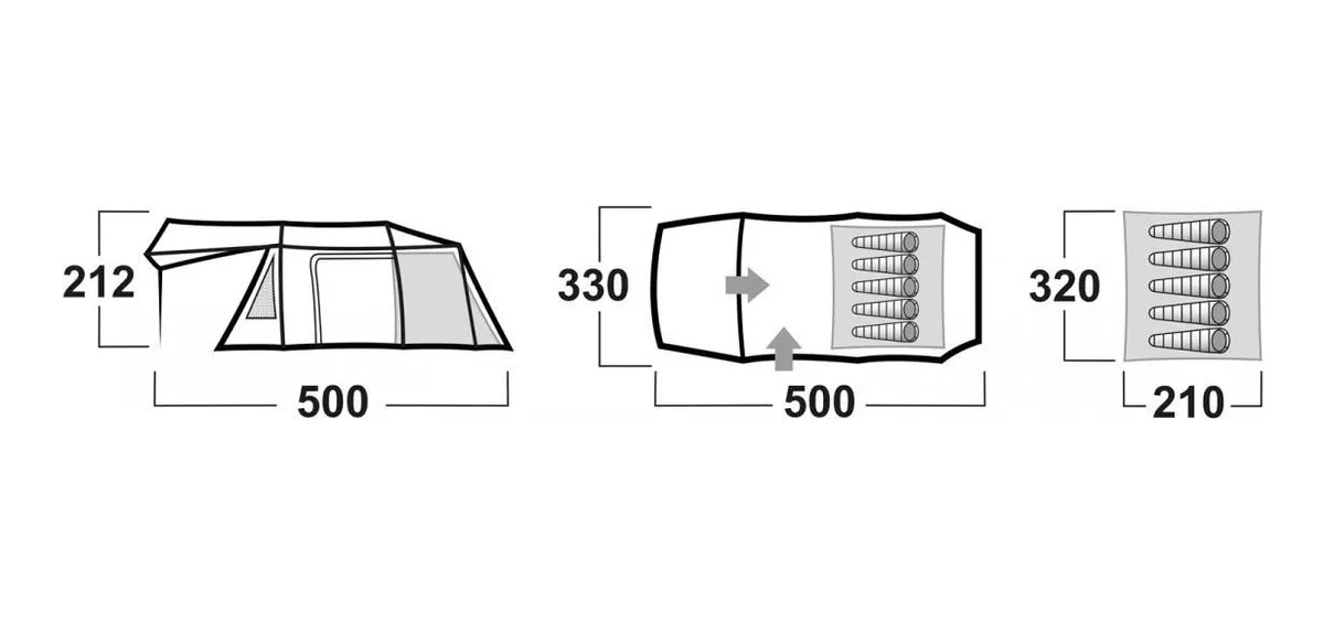 CARPA HUSKY CARAVAN 3 ESTACIONES 12 DURAL - 5