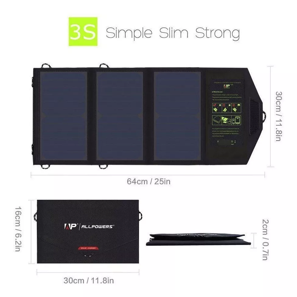 PANEL SOLAR EXTERNO SP 5V 21 W - 1