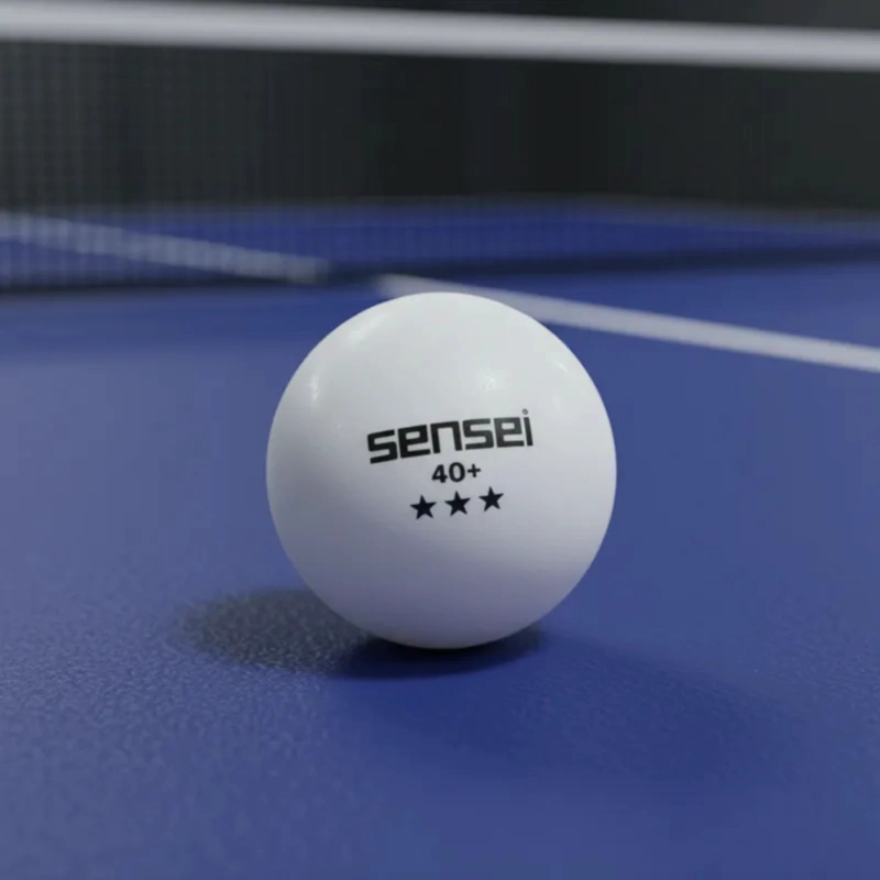 PELOTAS PING PONG SENSEI 3 ESTRELLAS ABS 40MM PACK 6 - 8