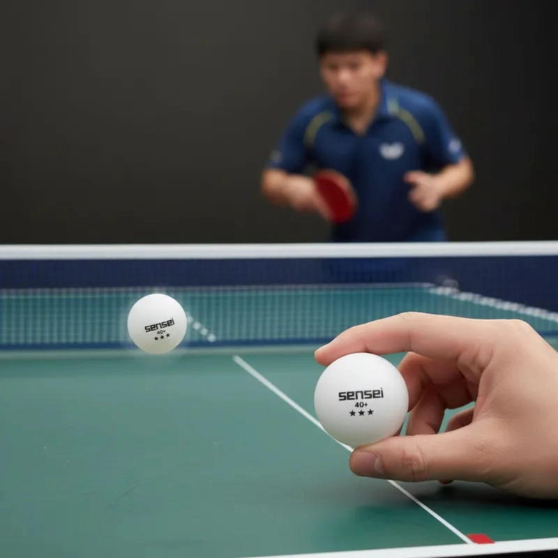 PELOTAS PING PONG SENSEI 3 ESTRELLAS ABS 40MM PACK 6 - 9