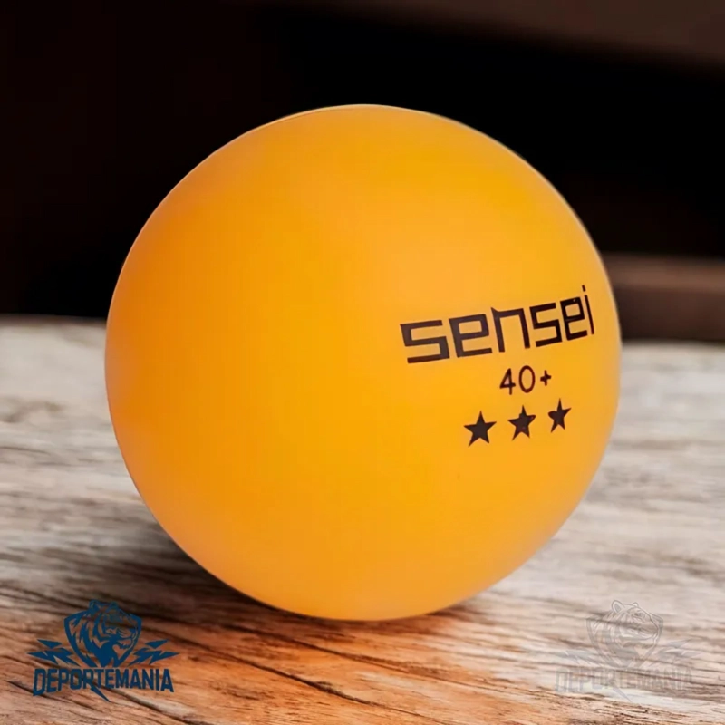 PELOTAS PING PONG SENSEI 3 ESTRELLAS ABS 40MM PACK 6 - 2