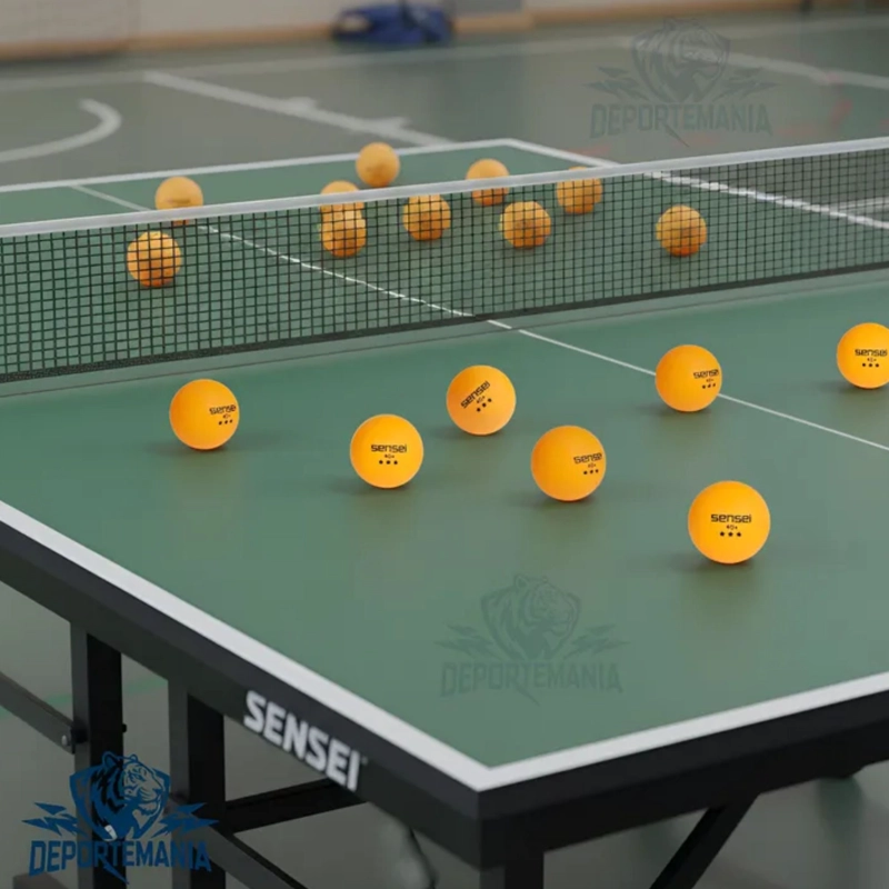PELOTAS PING PONG SENSEI 3 ESTRELLAS ABS 40MM PACK 6 - 8
