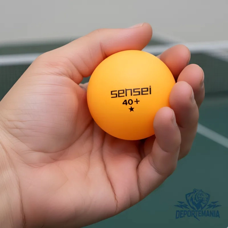 PELOTAS PING PONG SENSEI 1 ESTRELLA NARANJA PACK 6 - 6