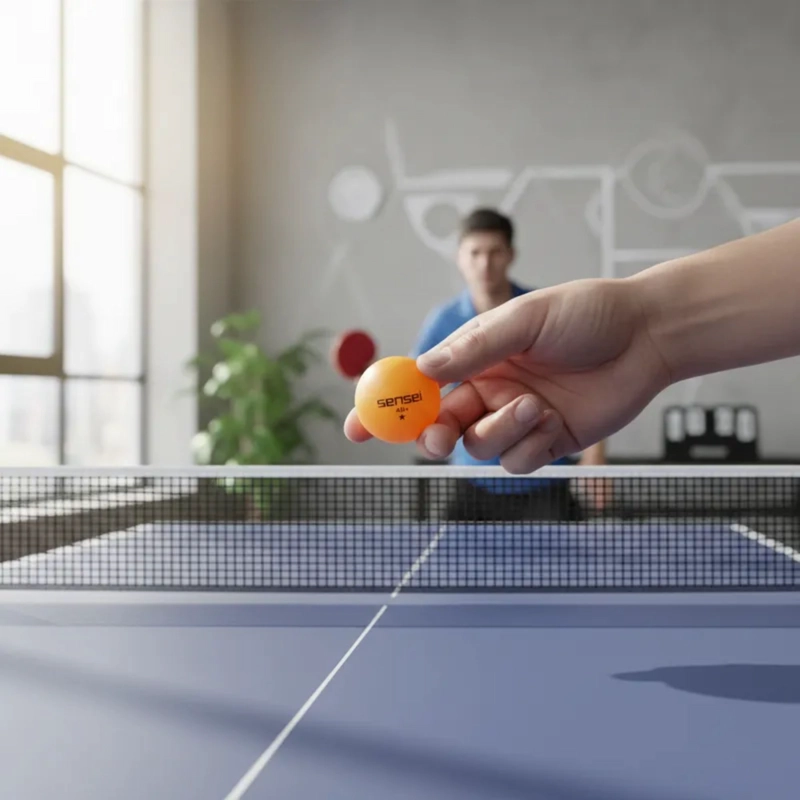 PELOTAS PING PONG SENSEI 1 ESTRELLA NARANJA PACK 6 - 7