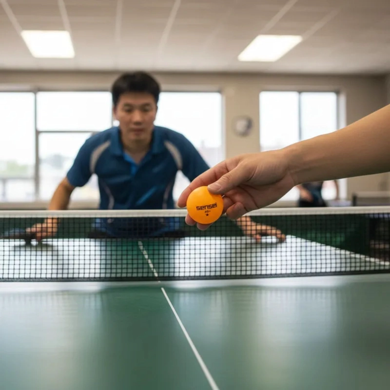 PELOTAS PING PONG SENSEI 1 ESTRELLA NARANJA PACK 6 - 8