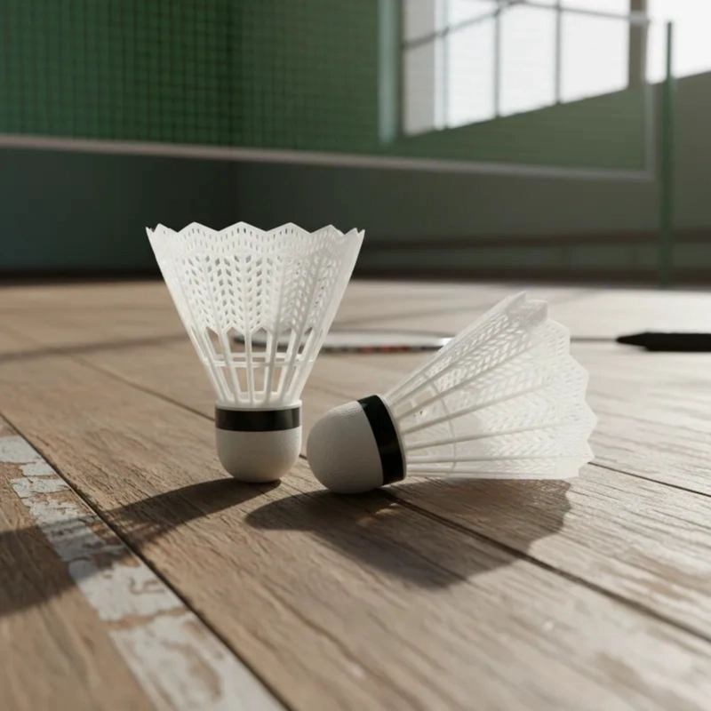 SET BÁDMINTON SUFIX ALUMINIO 2 RAQUETAS + 2 PLUMILLAS + FUNDA ® - 6
