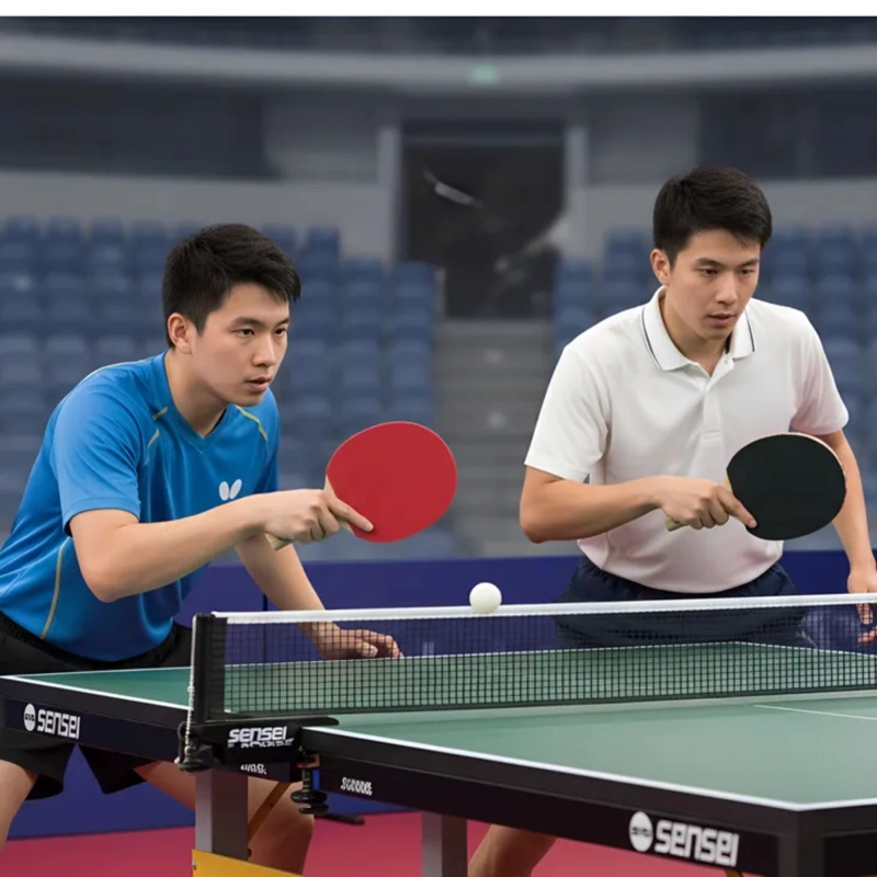 SET PING PONG SENSEI MADERA 2 PALETAS + 3 PELOTAS 1* - 6