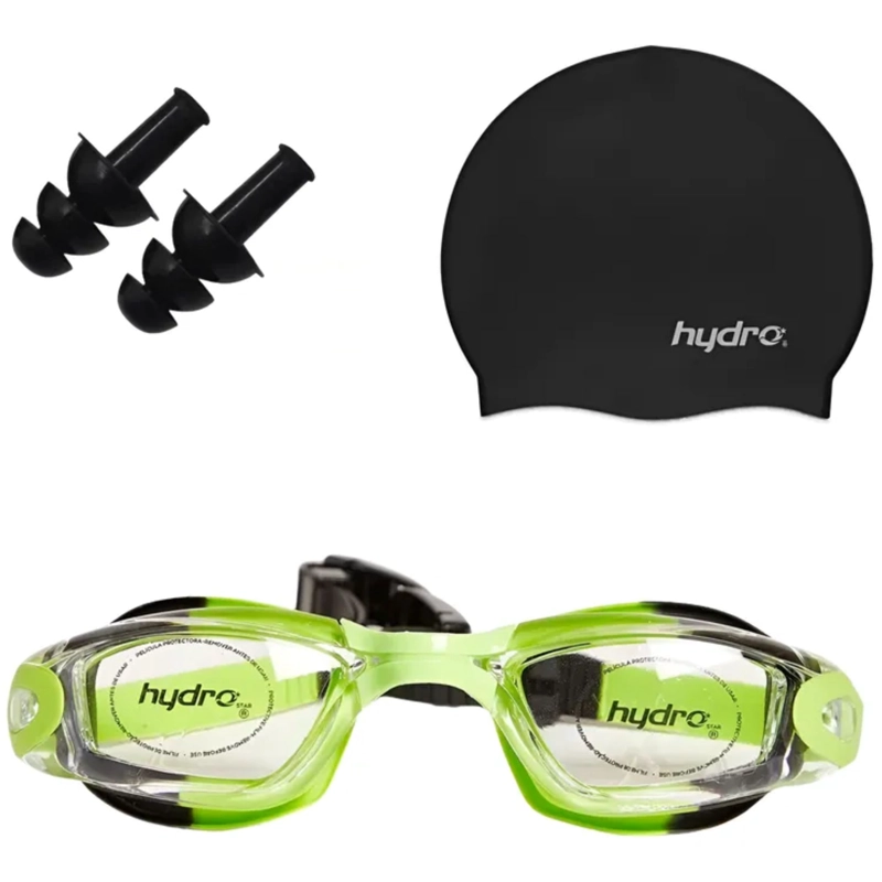 SET NATACION JUNIOR HYDRO NIÑO NIÑA ANTIPARRAS GORRA - 1