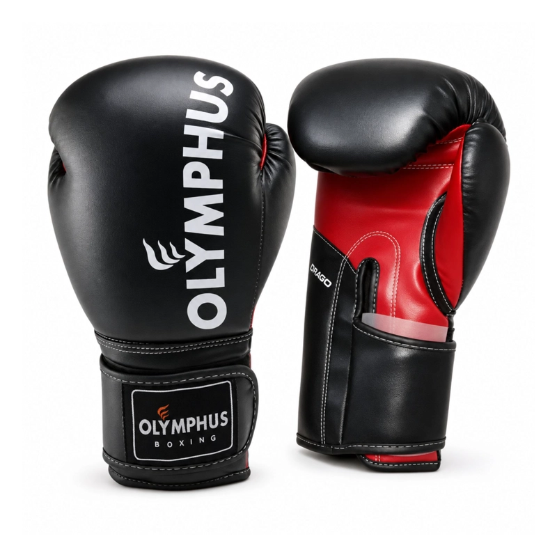 GUANTES BOXEO KICKBOXING MUAY THAI MMA DRAGO OLYMPHUS - 1