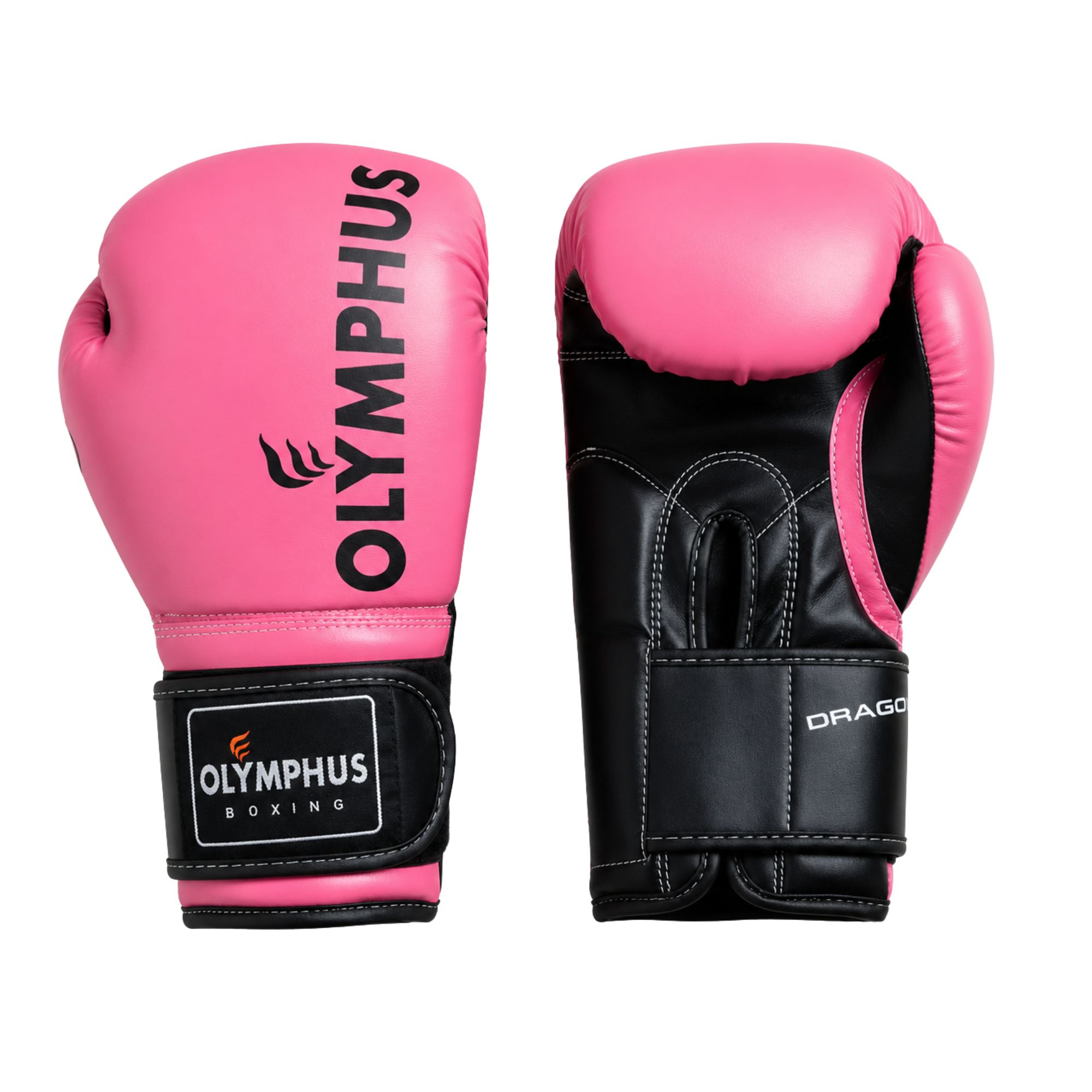 GUANTE BOXEO CUERO / POLIURETANO OLYMPHUS KICKBOXING DRAGO - 1