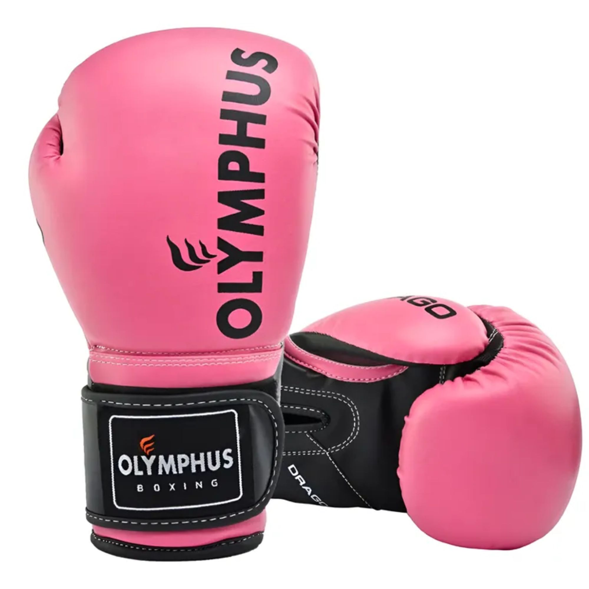 GUANTE BOXEO CUERO / POLIURETANO OLYMPHUS KICKBOXING DRAGO - 2
