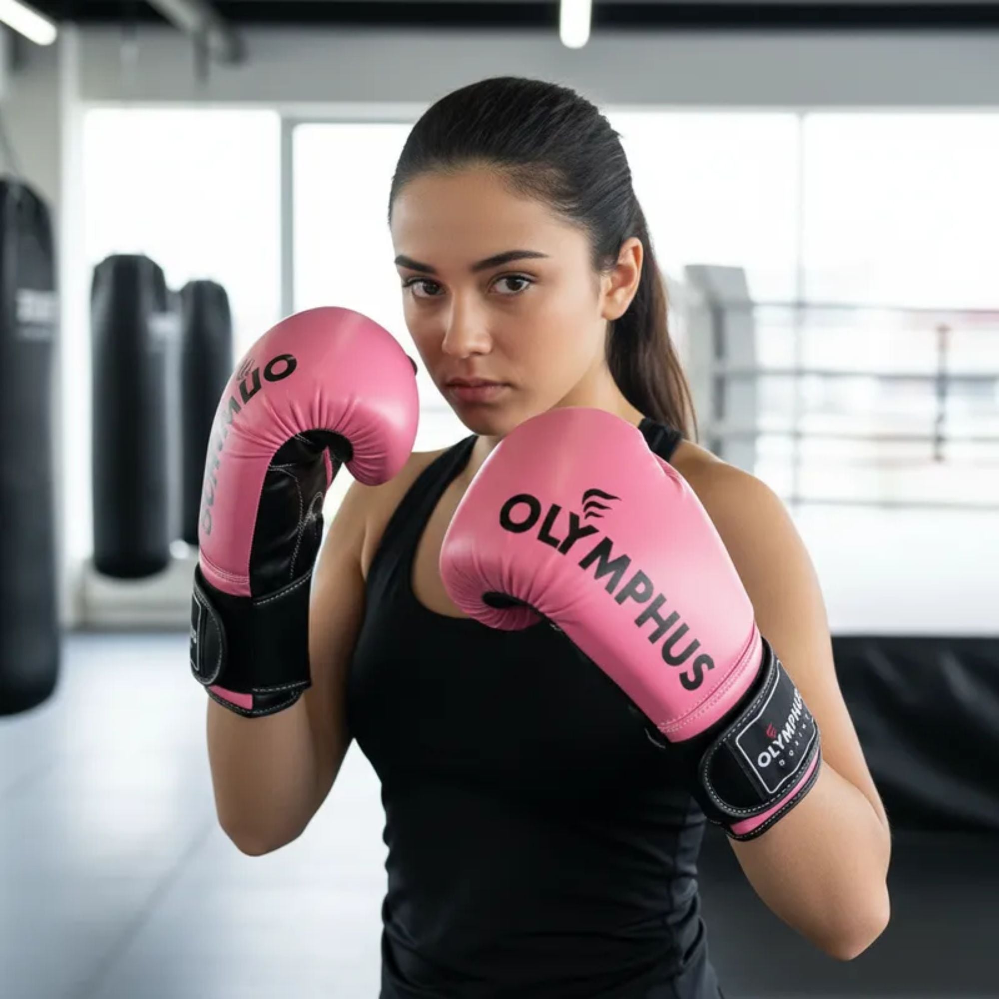 GUANTE BOXEO CUERO / POLIURETANO OLYMPHUS KICKBOXING DRAGO - 7