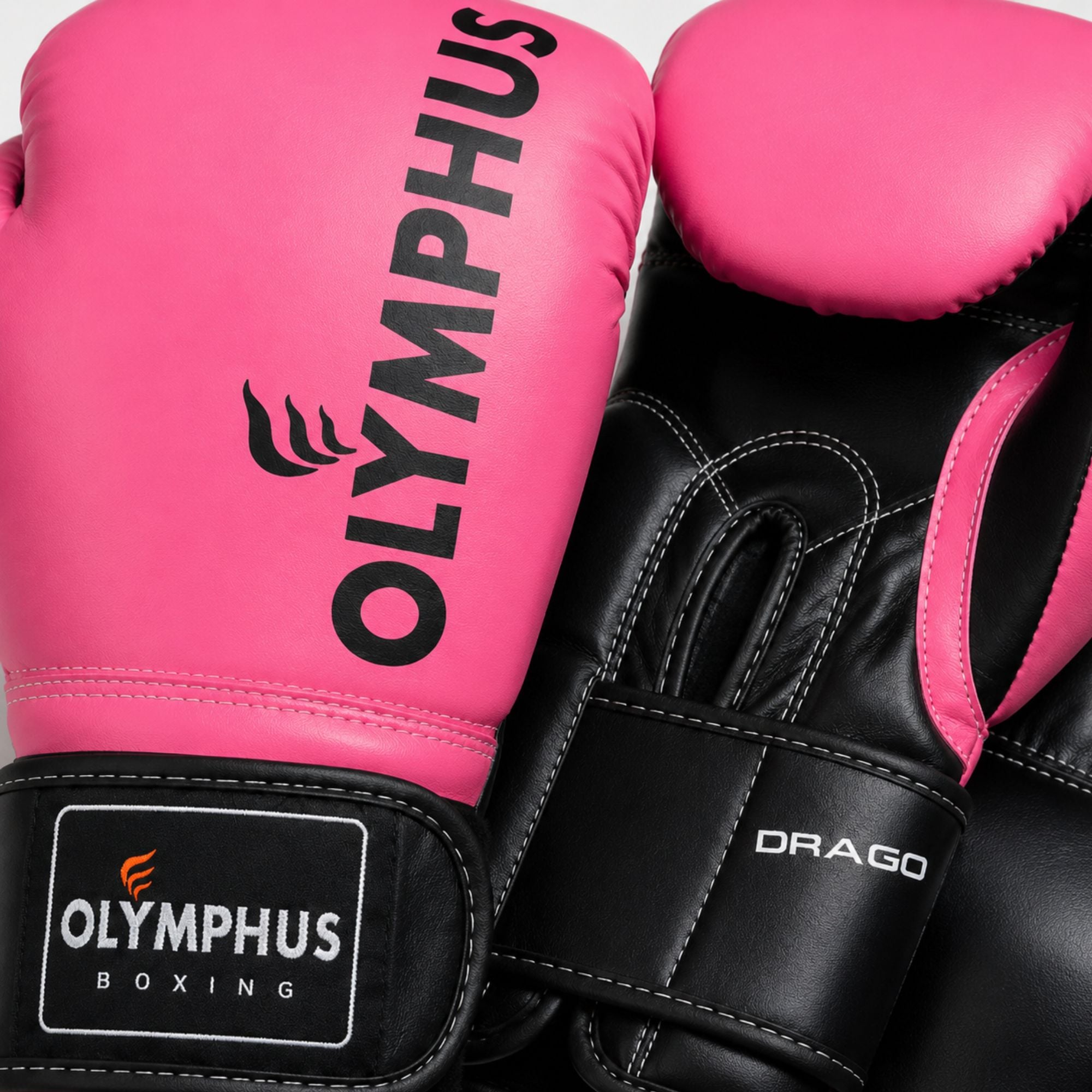 GUANTE BOXEO CUERO / POLIURETANO OLYMPHUS KICKBOXING DRAGO - 9