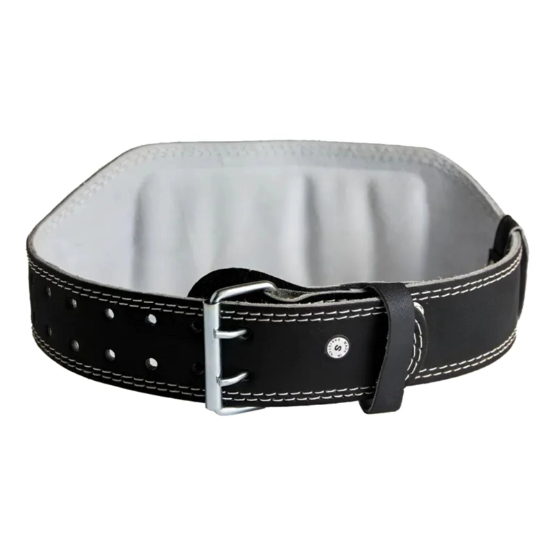 CINTURON PARA LEVANTAMIENTO DE PESAS OLYMPHUS CUERO 0.6 KG PARA GYM - 3