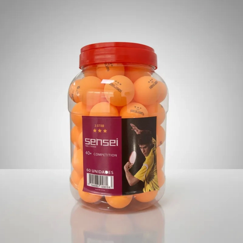 PELOTAS PING PONG SENSEI ® 3 ESTRELLAS FRASCO 60 UNID. - 2