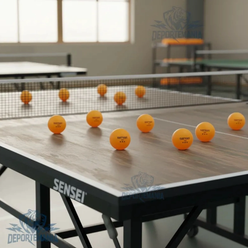 PELOTAS PING PONG SENSEI ® 3 ESTRELLAS FRASCO 60 UNID. - 9