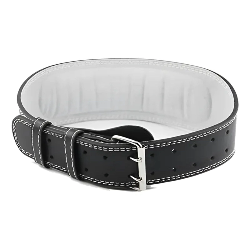 CINTURON LEVANTAMIENTO PESAS CUERO DRB GYM LUMBAR - 3
