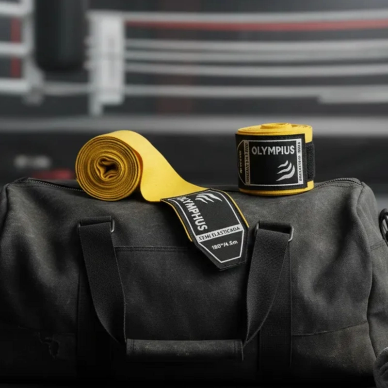 VENDAS BOXEO 4.5 METROS PAR SEMI ELASTICAS MMA MUAY THAI - 8