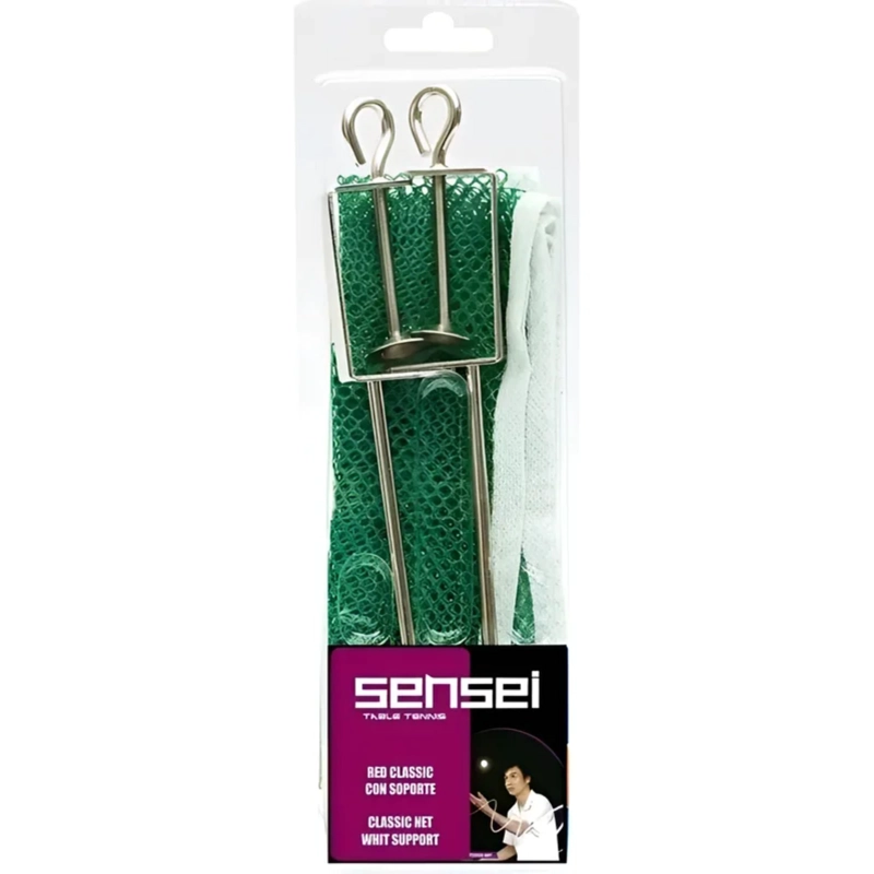 RED TENIS DE MESA SENSEI ACERO PING PONG CLÁSICA CON SOPORTES ® - 3