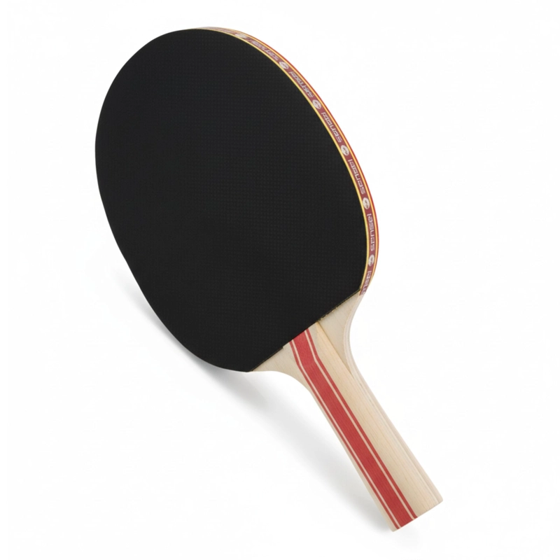 SET PING PONG SENSEI MADERA 2 PALETAS + 3 PELOTAS 2* GOMA LISA - 4
