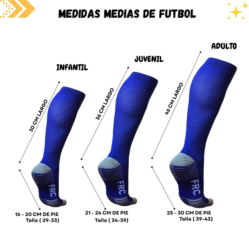 MEDIAS FUTBOL FORCE ADULTO 39-43 TALON REFORZADO - 4
