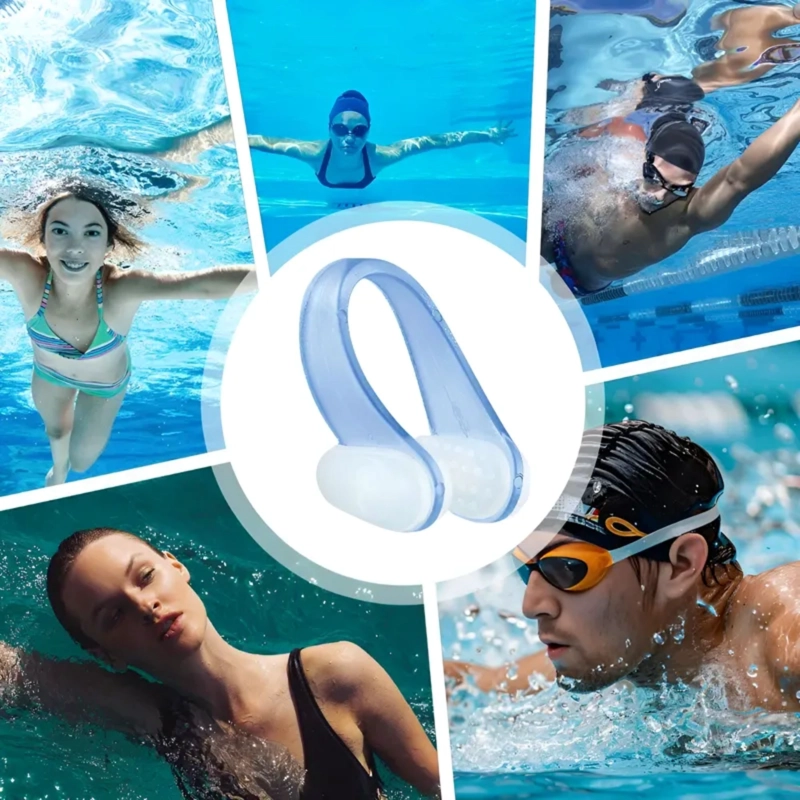 NARICERA NATACION HYDRO CLIP SILICONA + ESTUCHE - 7
