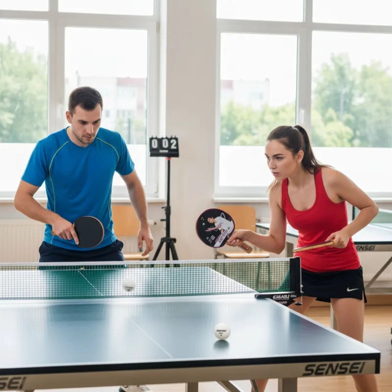 SET PING PONG COMPLETO 2 PALETAS + 3 PELOTAS + RED - 6