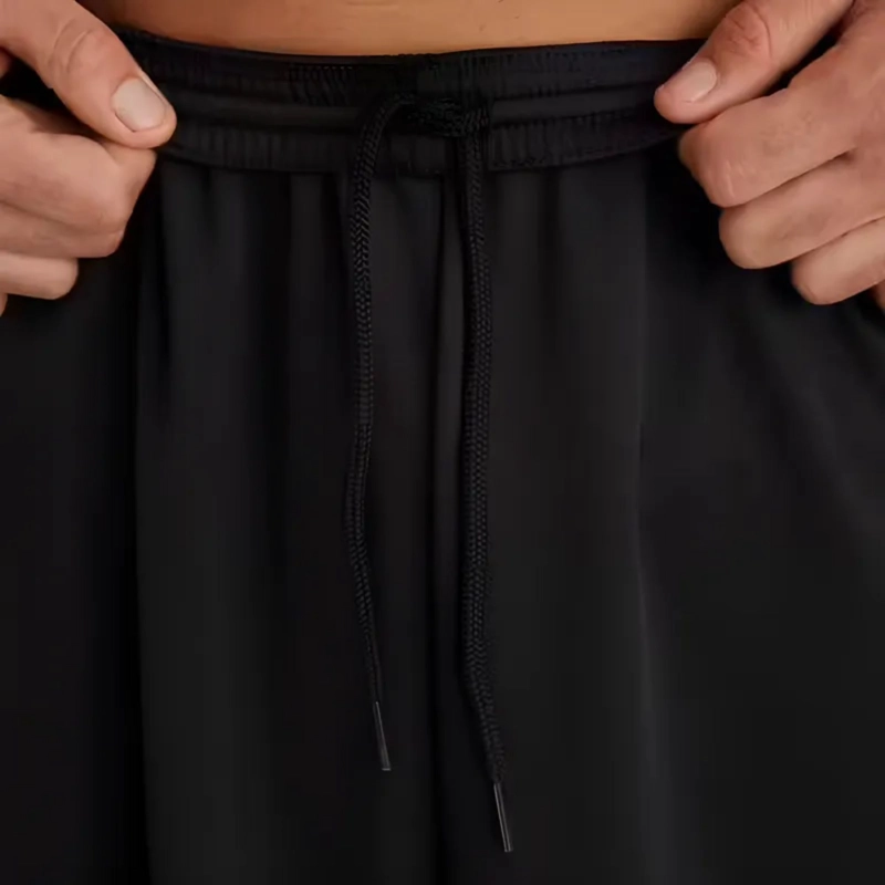 SHORT DE FUTBOL MICROFIBRA UNISEX DRB NEGRO LISO COSTURAS REFORZADAS - 4