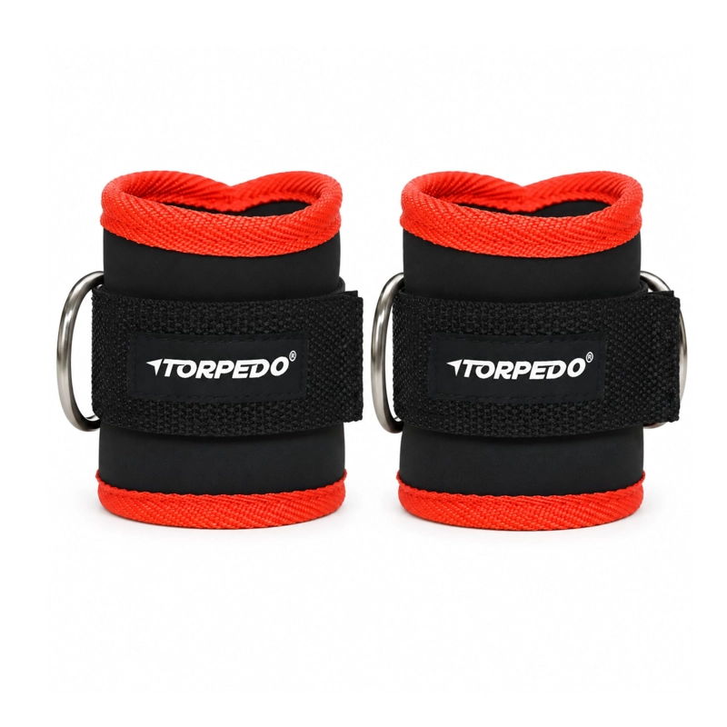 TOBILLERA PARA POLEA TORPEDO NEOPRENO MAQUINA GIMNASIO (PAR) - 1