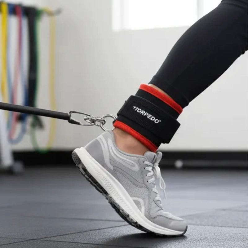 TOBILLERA PARA POLEA TORPEDO NEOPRENO MAQUINA GIMNASIO (PAR) - 6