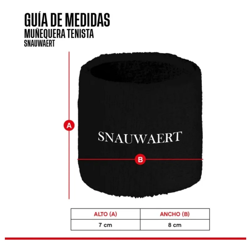 MUÑEQUERA TENIS SPORTS TRAINING ALGODÓN DEPORTIVA ELASTICADA - 2