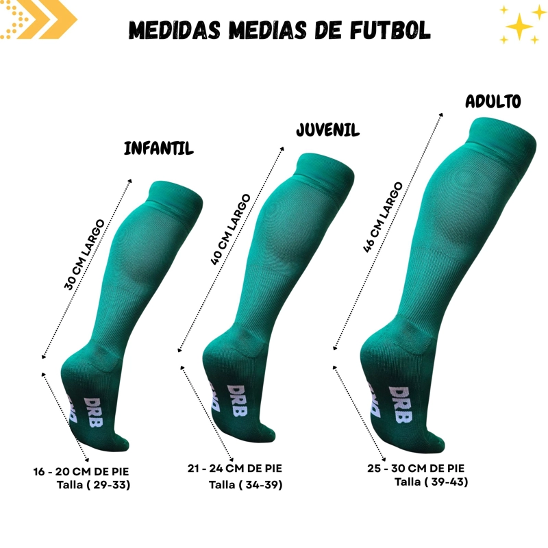 MEDIA DE FUTBOL DRB TALLA ADULTO - 5