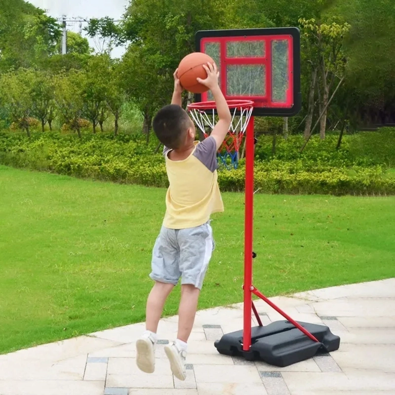 ARO BASQUETBOL NIÑO PEDESTAL ALTURA AJUSTABLE 1,65M - 6