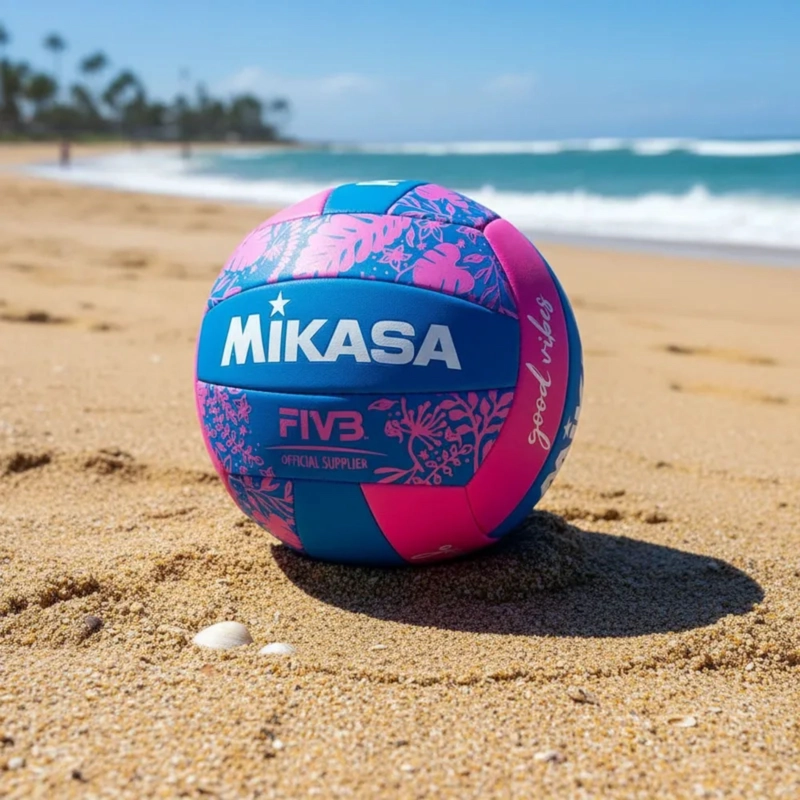 BALON VOLEIBOL BEACH MIKASA BV354TV N°5 IMPERMEABLE - 9