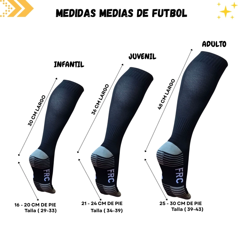MEDIAS FUTBOL FORCE JUVENIL 35-39 TALON REFORZADO - 4