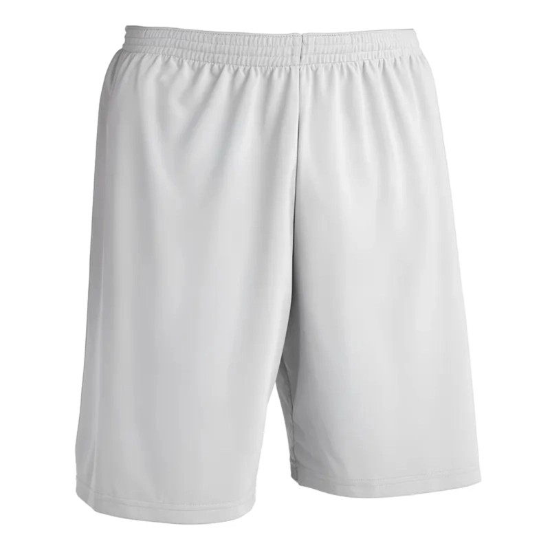 SHORT DE FUTBOL MICROFIBRA RECTO UNISEX DRB BLANCO LISO COSTURAS REFORZADAS - 1