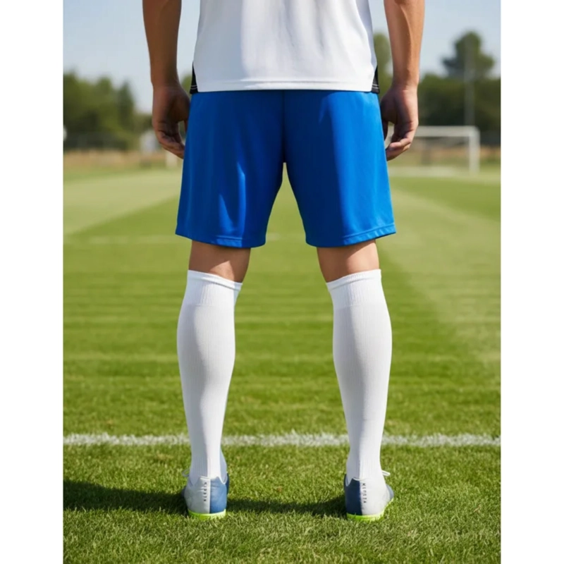 SHORT DE FUTBOL MICROFIBRA UNISEX DRB AZUL LISO - 6