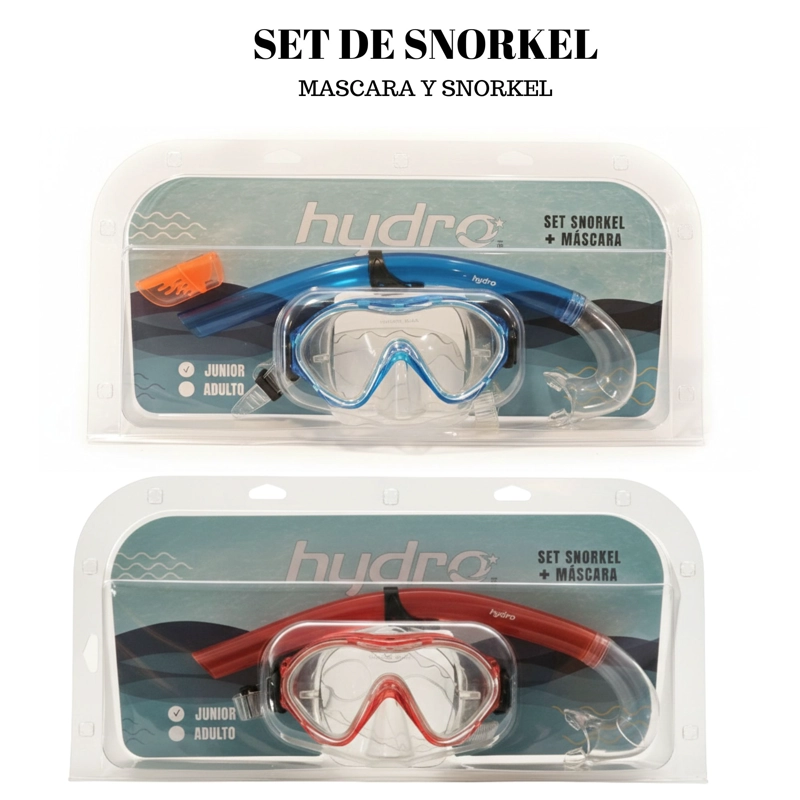 SET MÁSCARA BUCEO + SNORKEL JUNIOR HYDRO® - 9