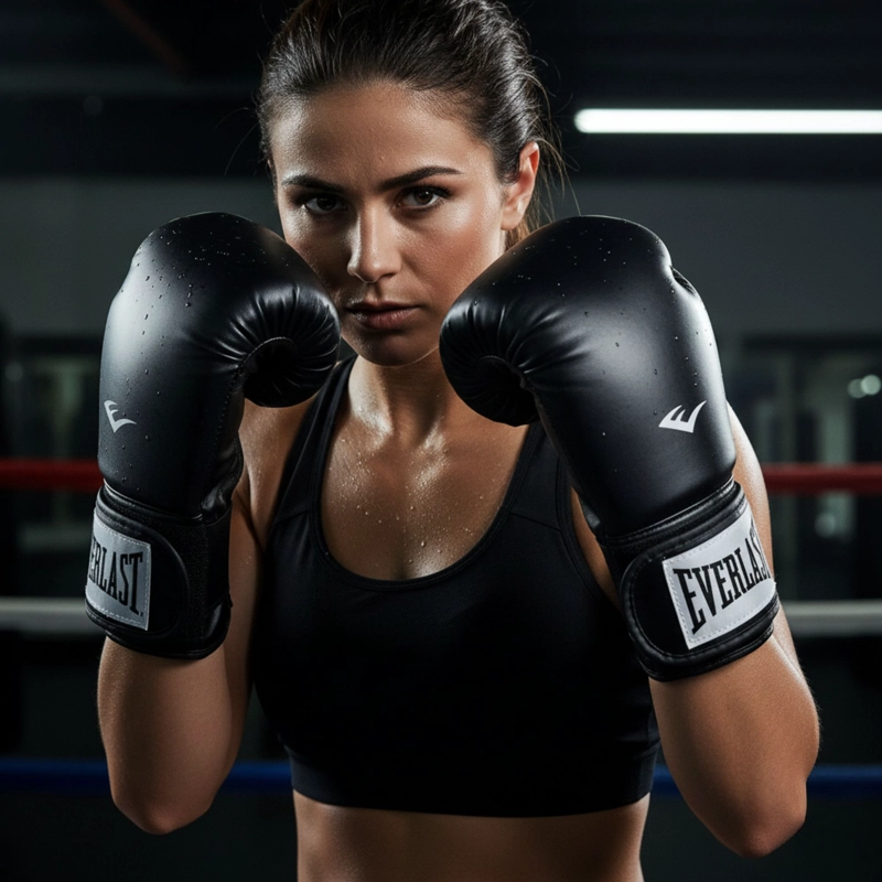 GUANTES BOX CUERO / POLIURETANO EVERLAST PRO STYLE TRAINING - 6