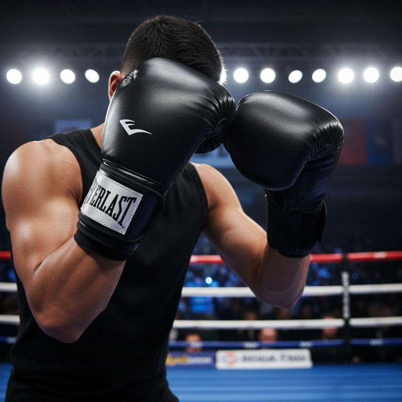 GUANTES BOX CUERO / POLIURETANO EVERLAST PRO STYLE TRAINING - 9