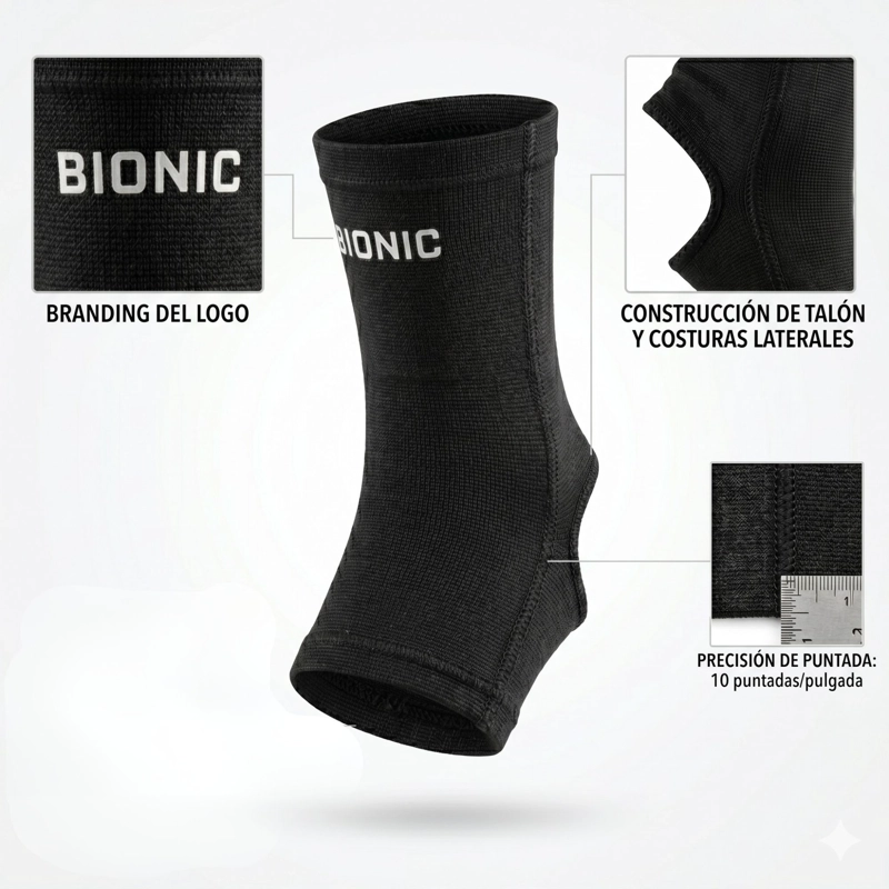 TOBILLERA ELÁSTICADA COMPRESIÓN CLÁSICA BIONIC - 2