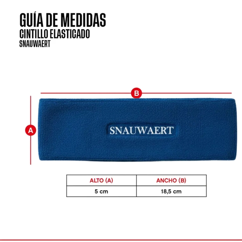 CINTILLO DEPORTIVO ABSORBENTE RUNNING TENIS AZUL - 3